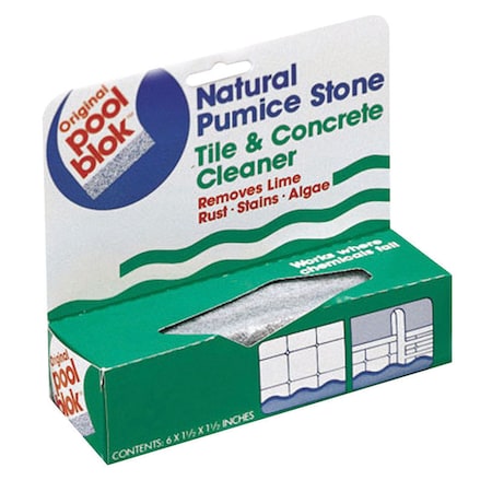 U.S. Pumice US Pumice Pool Blok Pumice Block 6 oz 6-1/2 in. H X 1-3/4 in. W X 1-3/4 in. L PB-80